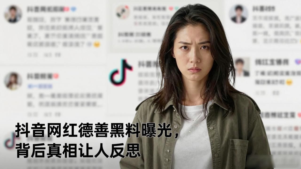 抖音网红德善黑料曝光,背后真相让人反思